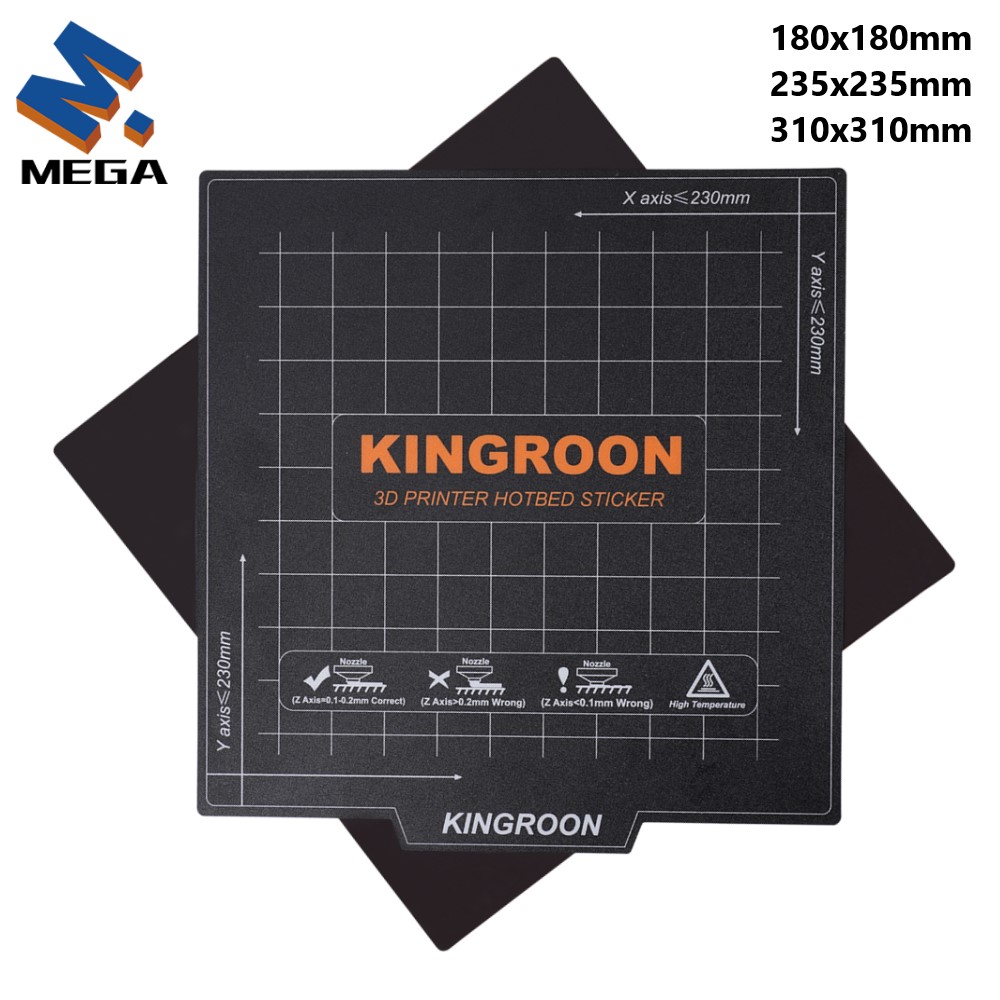 Creality Printer K1 - 킹룬 플렉시블 마그네틱 히트베드 180x180/235x235mm 3D