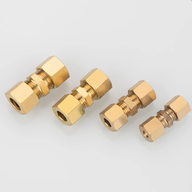 Compression Fitting Brass - OD 4 6 8 10 12