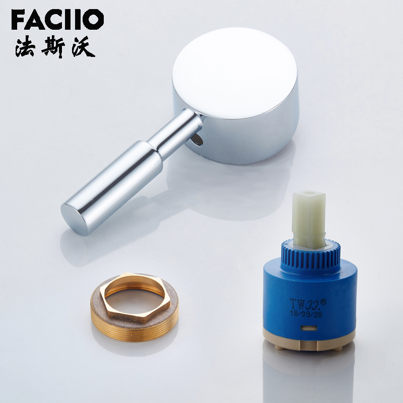 FACIIO 욕실 교체 수도꼭지 핸들, 크롬 도금 탭  - Basin Mixer Cartridge 리뷰 및 가격