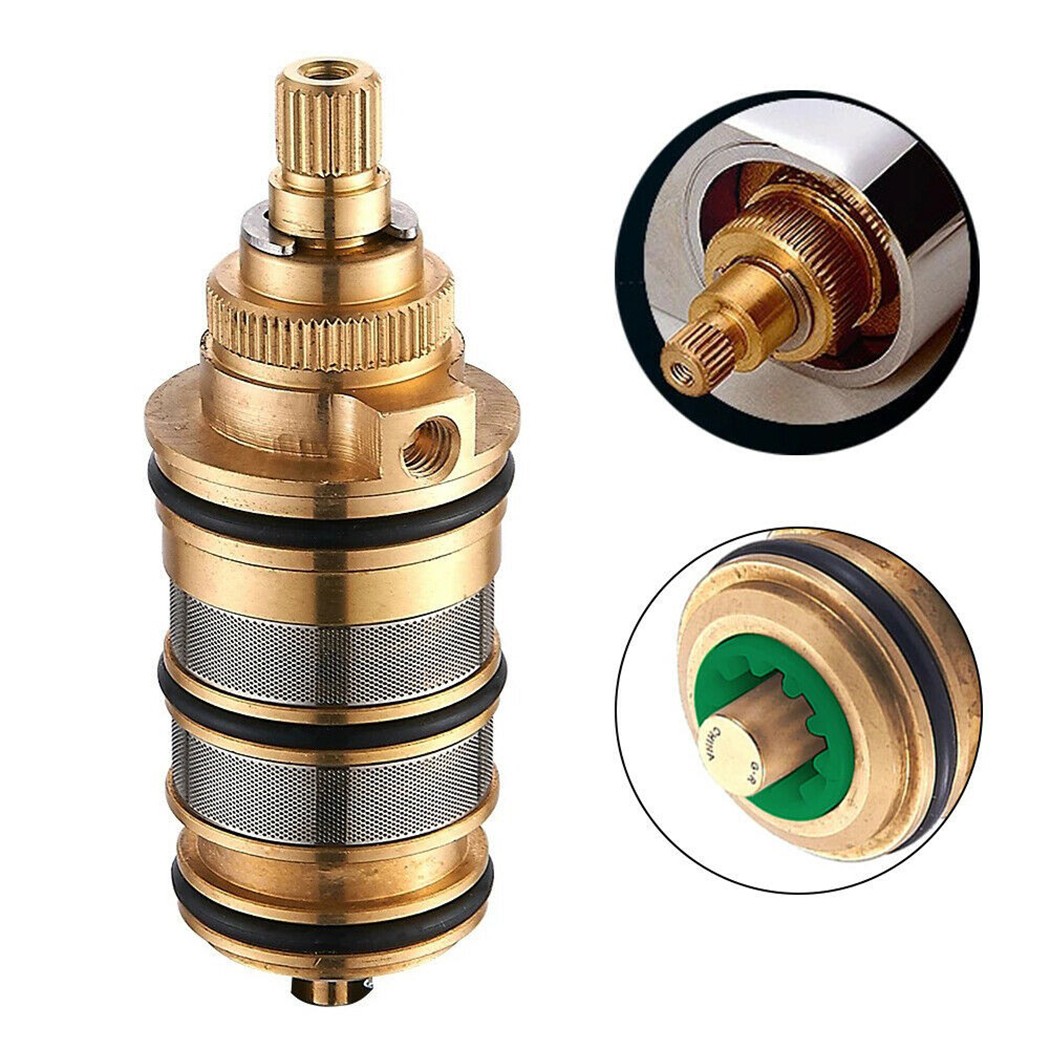 황동 교체용 온도 조절 카트리지 샤워 믹서 밸브 바 수 - Shower Valve Cartridge 리뷰 및 가격
