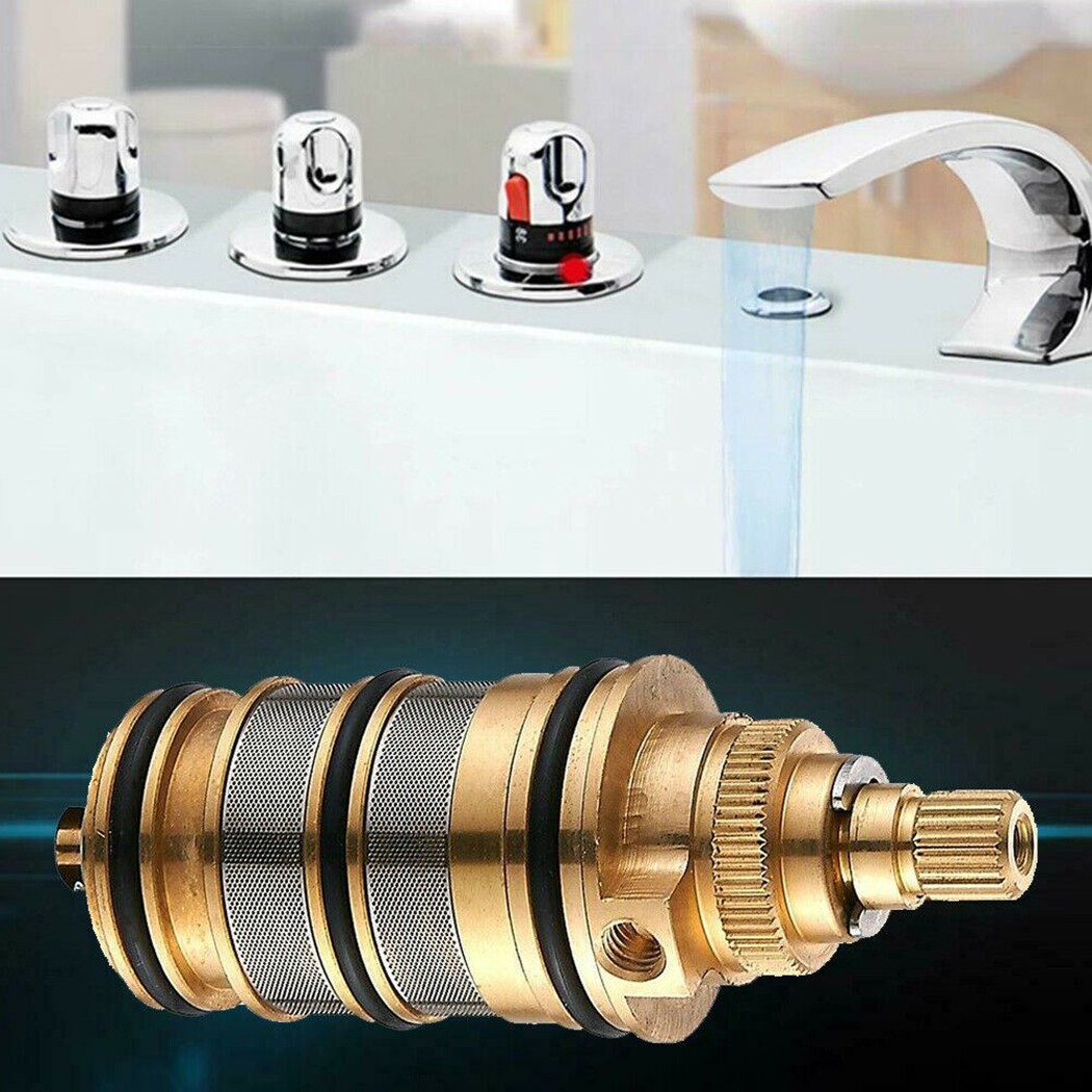 황동 교체용 온도 조절 카트리지 샤워 믹서 밸브 바 수 - Shower Valve Cartridge 리뷰 및 가격