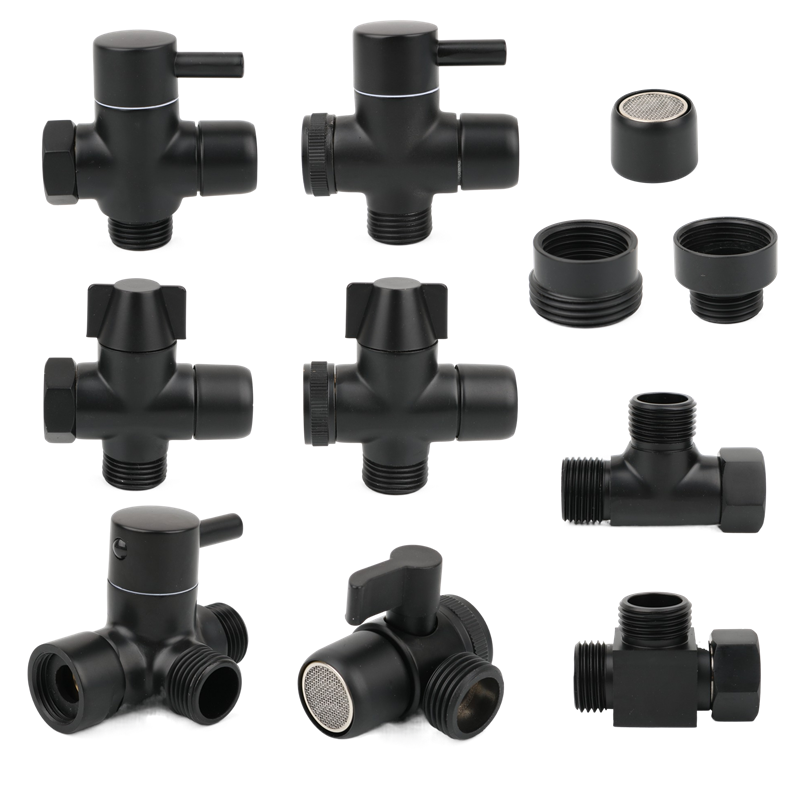 검은 황동 샤워 팔 어댑터 G1/2 ''G3/4 샤워  - Shower Valve Cartridge 리뷰 및 가격